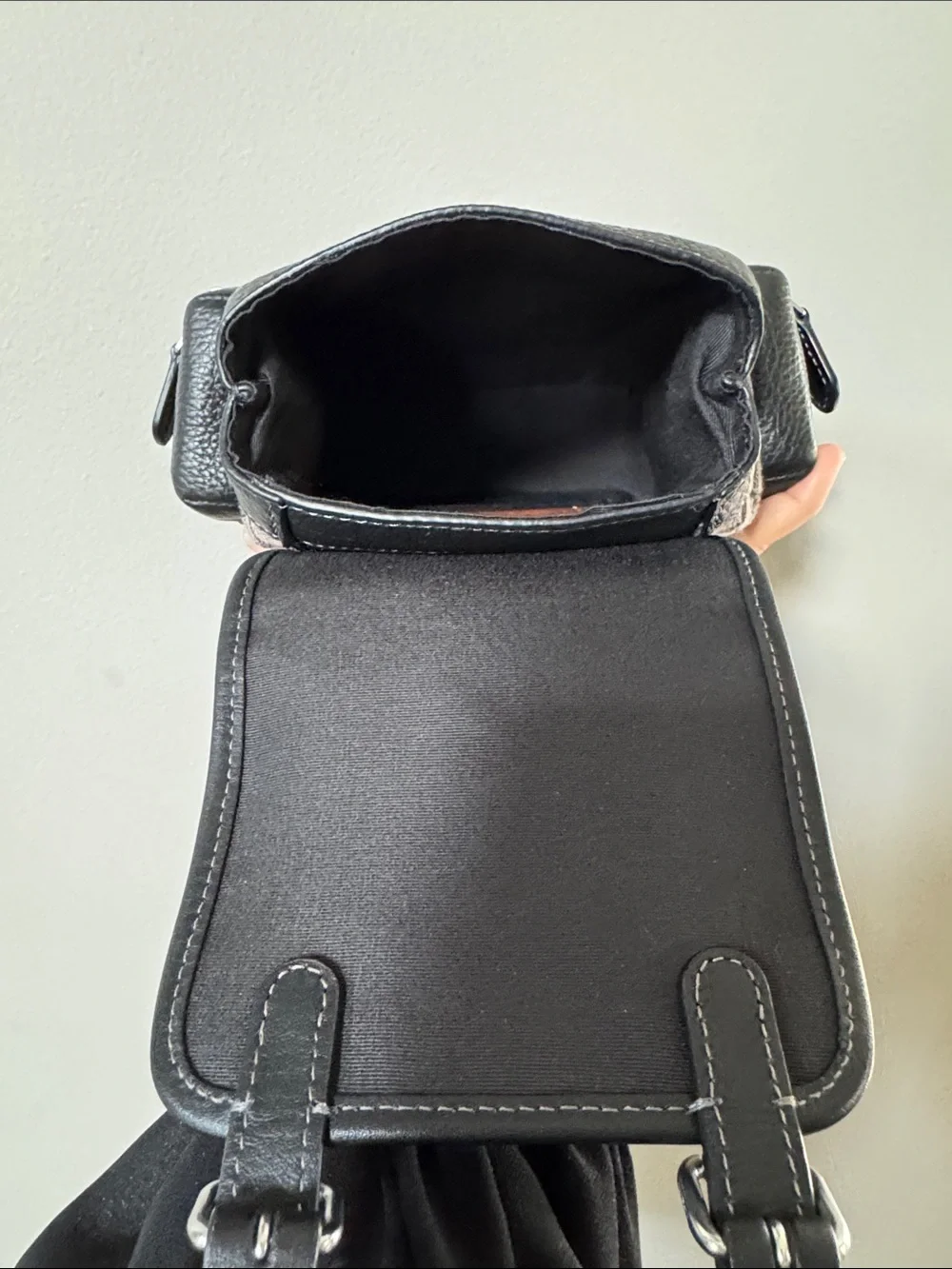Coach compact backpack